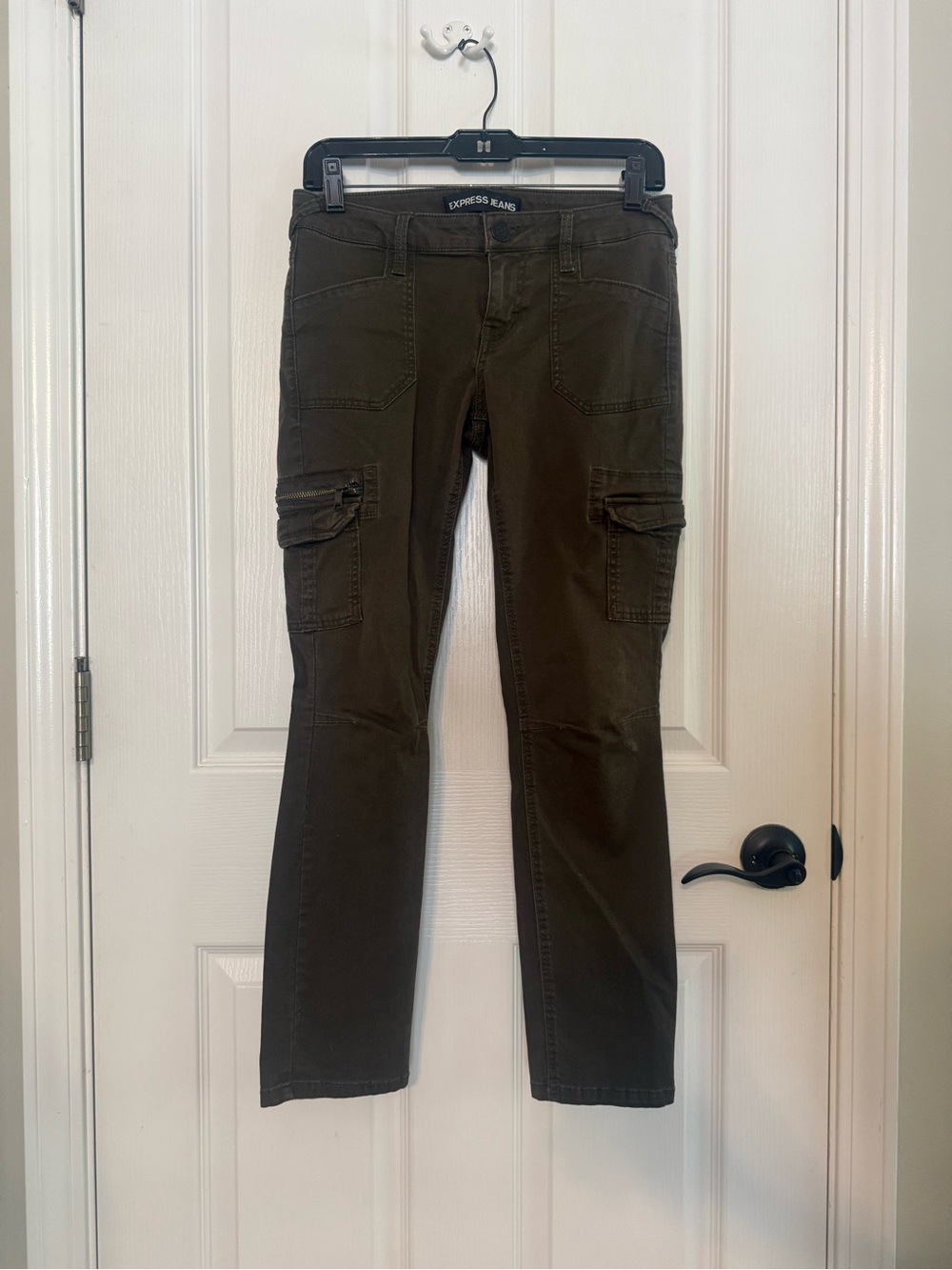Express Olive Green Cargo Pants -Sz2